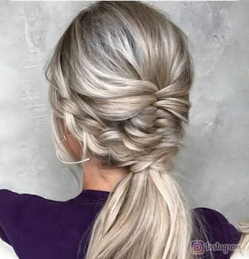 Boho Chic Fishtail Ponytail