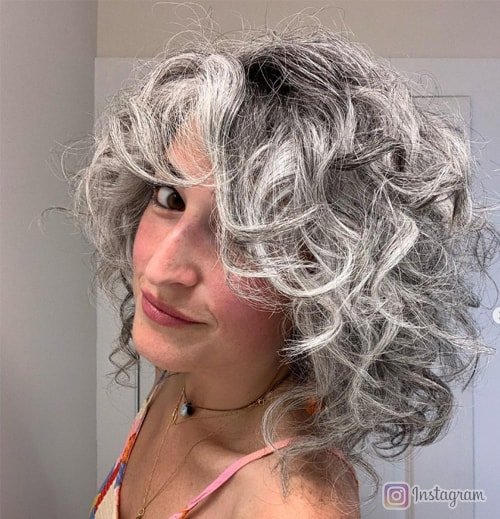 Curly Bob with Voluminous Curls