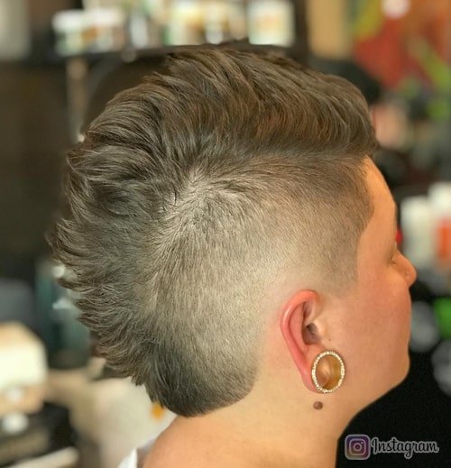 Faux Hawk with Spiky Texture