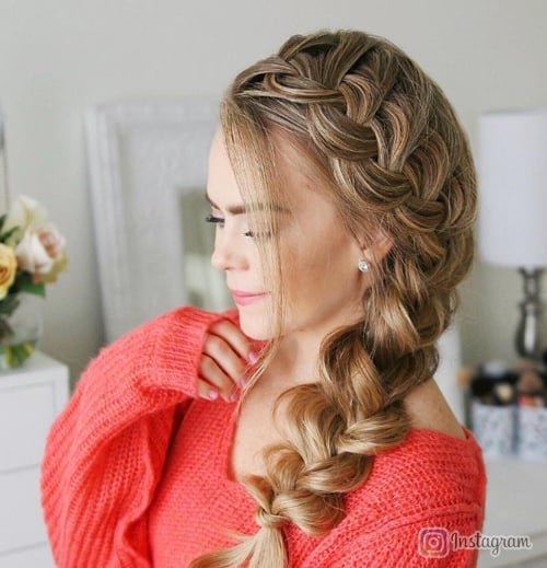 Romantic Side Braid