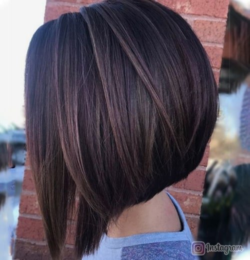 Sleek Bob with Angled Ends