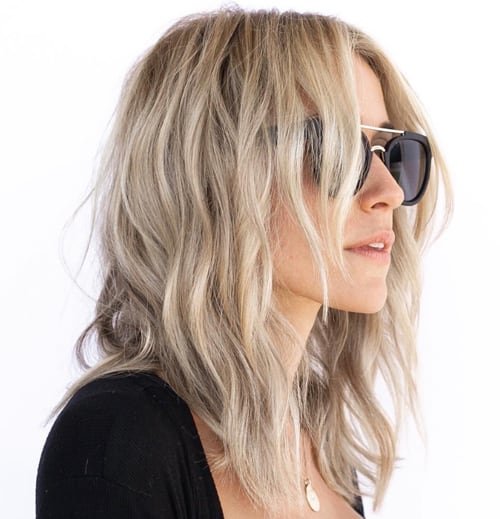 Effortless Waves and Textured Ends Stunning Medium Hairstyles