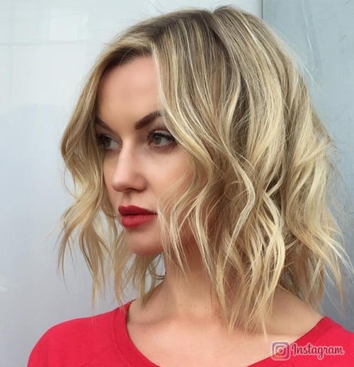 Feathered Lob with Textured Tips Dynamic Edge with Soft Feathered Ends