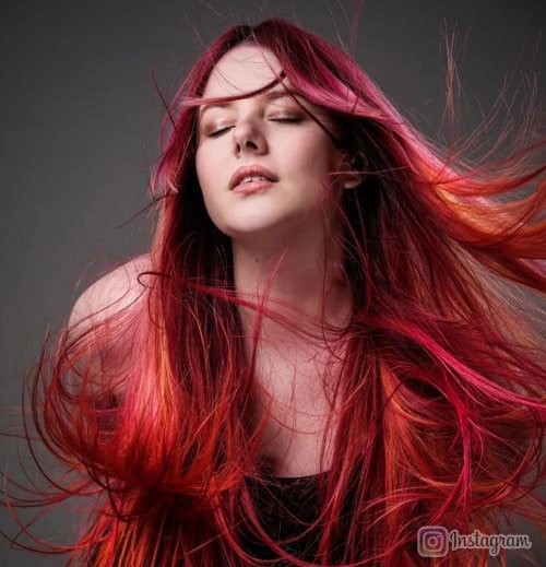 Ruby Flame Hair color