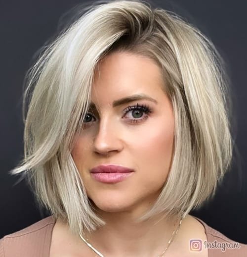 Sleek and Layered Bob for Fine Hair