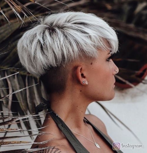 Sharp and Angled Pixie with Undercut