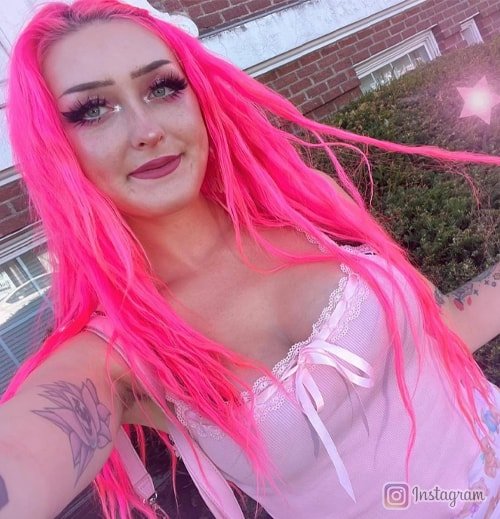 Neon Pink Hair Color