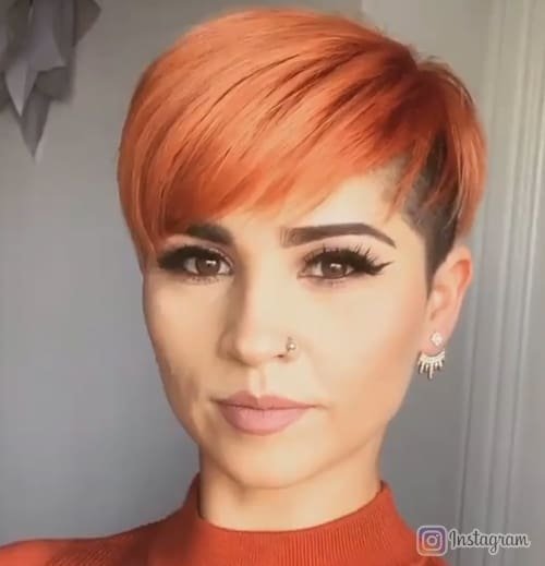 Edgy Appeal Pixie with Layered Undercut