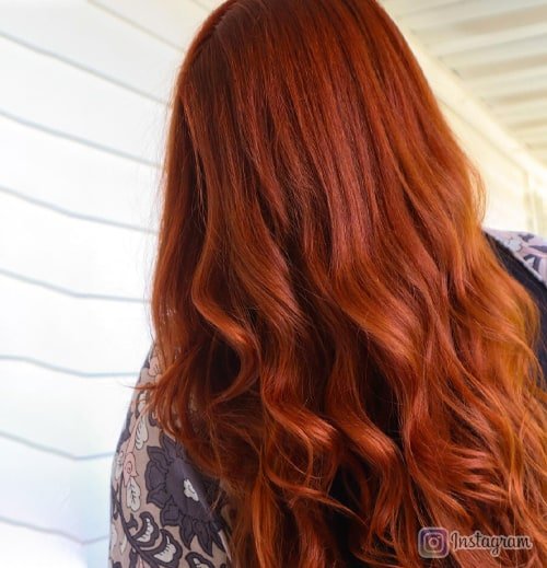 Fiery Copper Hair Color