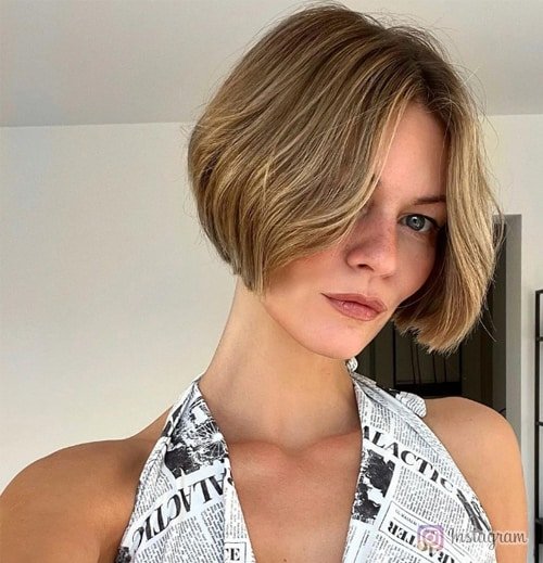 Short Wedge Haircut-Bold and Confident