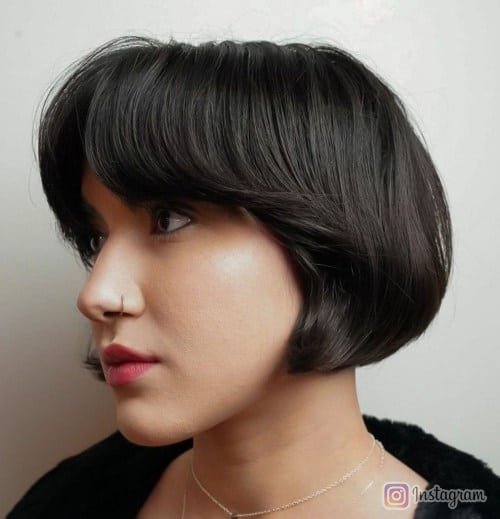 Get the Parisian Look with a Modern French Bob for Oval Face