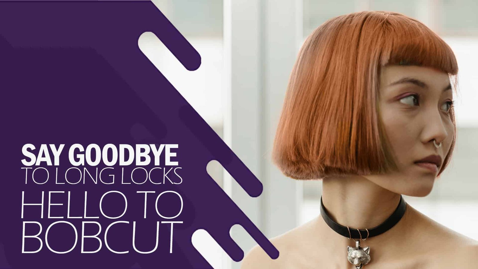 Short bob hair style