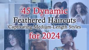 45 Dynamic Feathered Haircuts Captivating Medium-Length Styles for 2024