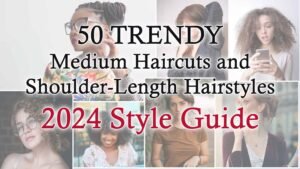 50 Trendy Medium Haircuts and Shoulder-Length Hairstyles